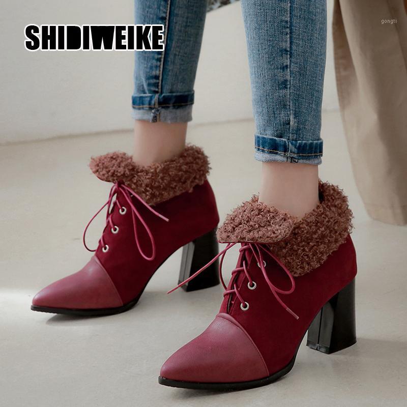 2021 autumn Winter Ankle Boots Women Leather Square High Heel Short Boots Pointed Toe Shoes Female Autumn Cross tie v8131, Black
2021 autumn Winter Ankle Boots Women Leather Square High Heel Short Boots Pointed Toe Shoes Female Autumn Cross tie v8131, Black