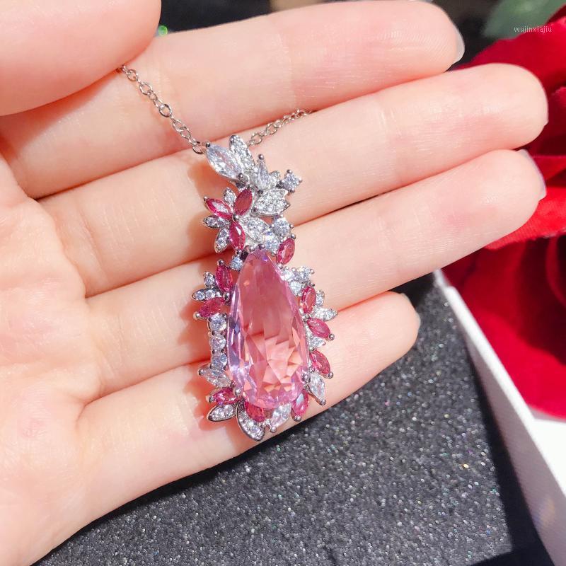 Earrings & Necklace 2021 Fashion Pink Zircon Jewelry Set Shiny And Bright Butterfly Pendants Necklaces Bridal Wedding, As pic
Earrings & Necklace 2021 Fashion Pink Zircon Jewelry Set Shiny And Bright Butterfly Pendants Necklaces Bridal Wedding, As pic