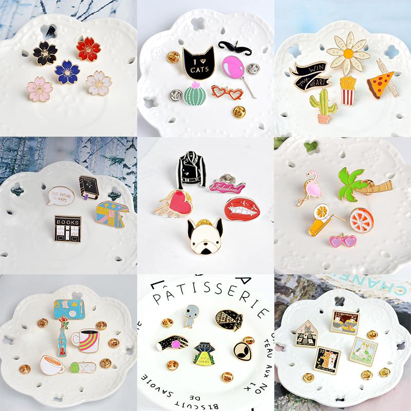 Pins, Brooches 9 Cute Cartoon Sets Enamel Pins Animal Flower Alien For Women Kids Cup Stamp Books Lapel Pin Badges Denim Shirt Jewelry
Pins, Brooches 9 Cute Cartoon Sets Enamel Pins Animal Flower Alien For Women Kids Cup Stamp Books Lapel Pin Badges Denim Shirt Jewelry