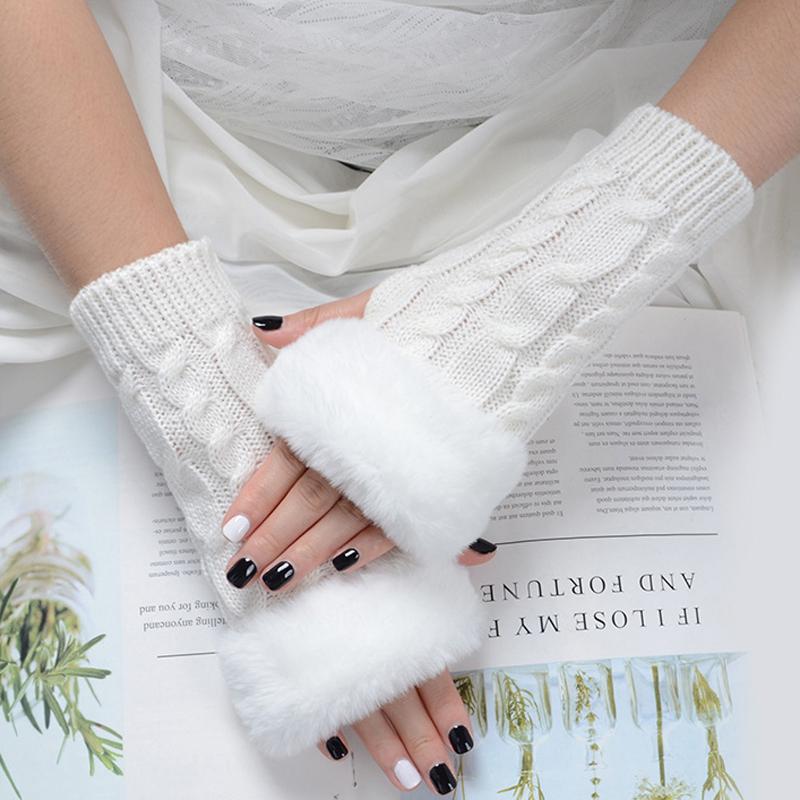 Autumn Winter Women Knit Fingerless Gloves Arm Wrist Sleeve Hand Fashion Lady Rhombus Long Half Cure Mittens Pure Color Gloves
Autumn Winter Women Knit Fingerless Gloves Arm Wrist Sleeve Hand Fashion Lady Rhombus Long Half Cure Mittens Pure Color Gloves