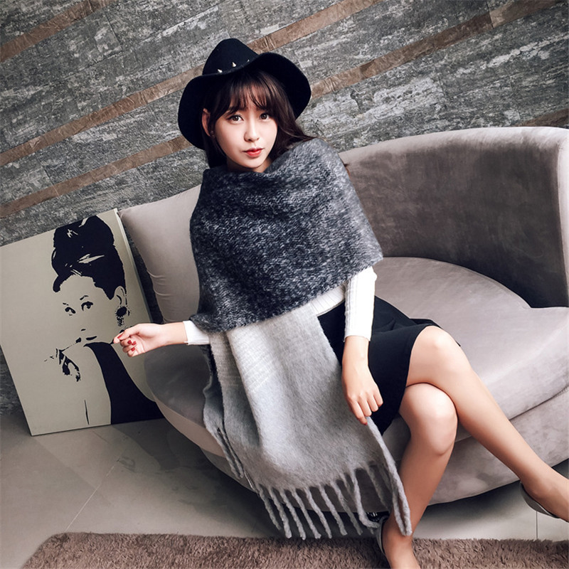 2020 NEW fashion cashmere women plaid scarf winter warm shawl and wrap bandana pashmina long tassel female foulard thick blanket