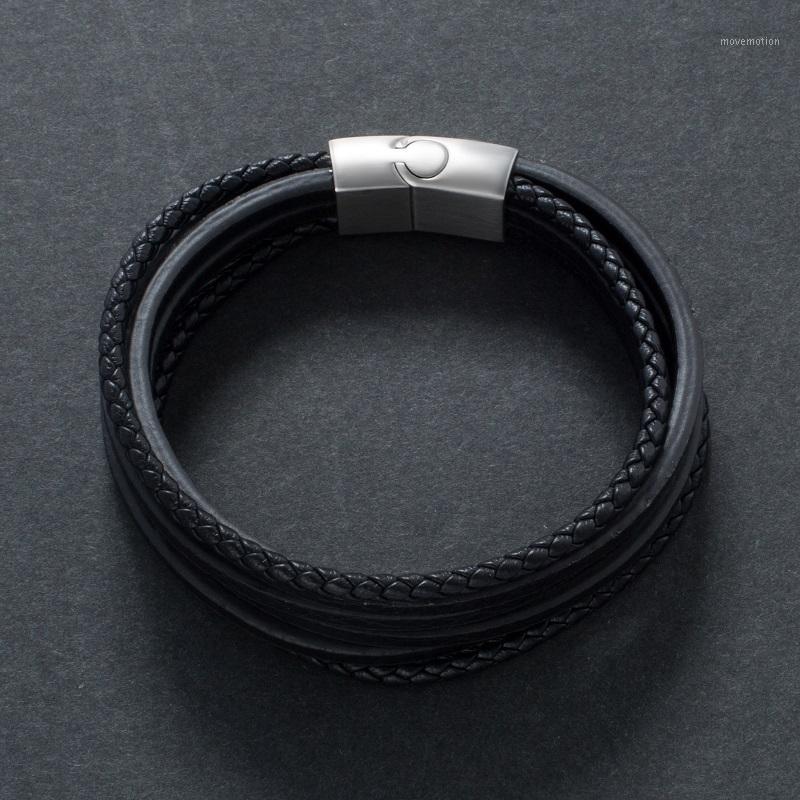 Newest Black Braid Leather Bracelet Men Multilayer Rope Chain Stainless Steel Magnetic Clasp Male Bangles Fashion Jewelry Gifts1
Newest Black Braid Leather Bracelet Men Multilayer Rope Chain Stainless Steel Magnetic Clasp Male Bangles Fashion Jewelry Gifts1
