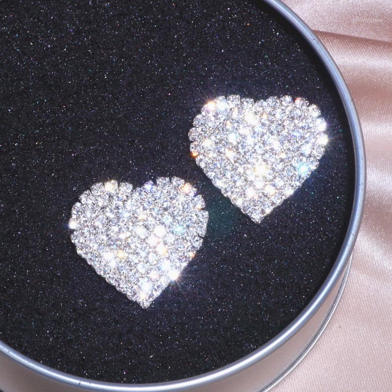Luxury Classic Silver Color Crystal Stone Stud Earrings Shiny Rhinestone Heart Earrings For Women Wedding Party Jewelry Gifts1
Luxury Classic Silver Color Crystal Stone Stud Earrings Shiny Rhinestone Heart Earrings For Women Wedding Party Jewelry Gifts1