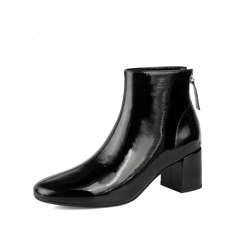 2021 New Women Genuine Leather Ankle Boots Fashion High Heels Metal Zippers Decoration Autumn Winter Party Office Shoes Woman Uwgq, 5cm black
2021 New Women Genuine Leather Ankle Boots Fashion High Heels Metal Zippers Decoration Autumn Winter Party Office Shoes Woman Uwgq, 5cm black
