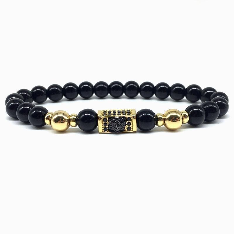 Charm Bracelets 2021 Fashion Lion Men Bracelet 8mm Stone Beads Pave Zircon Cube Anchor Skull For Jewelry Gift
Charm Bracelets 2021 Fashion Lion Men Bracelet 8mm Stone Beads Pave Zircon Cube Anchor Skull For Jewelry Gift