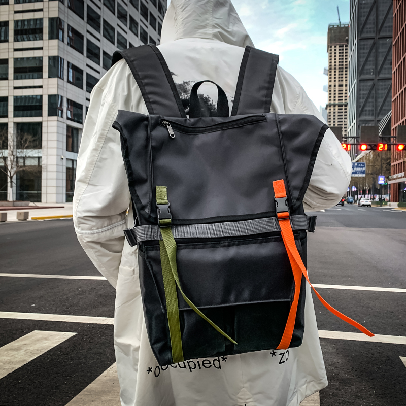 HBP backpacks Sacoche Homme Oxford spinning bag Multifunctional package fashion College Students Men's and women's street Tooling