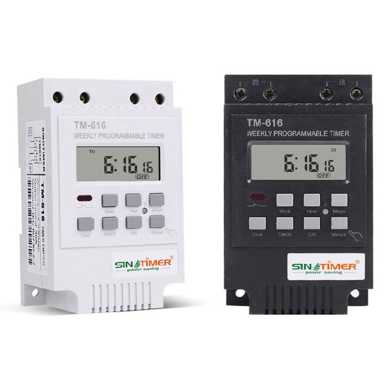 TM616W-4 Digital Electronic Timer 220V 30A Weekly Programmable Relay Controller T8WE
TM616W-4 Digital Electronic Timer 220V 30A Weekly Programmable Relay Controller T8WE