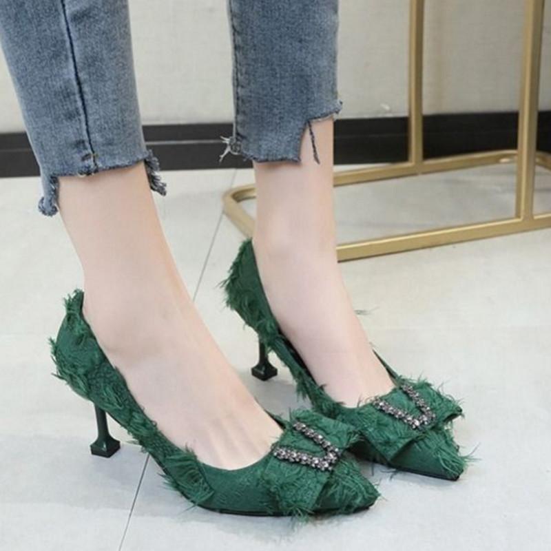 Cresfimix Zapatos De Mujer Women Classic High Quality Green Stiletto Heels Lady Fashion Comfort Summer Heel Shoes Sapatos B5992
Cresfimix Zapatos De Mujer Women Classic High Quality Green Stiletto Heels Lady Fashion Comfort Summer Heel Shoes Sapatos B5992
