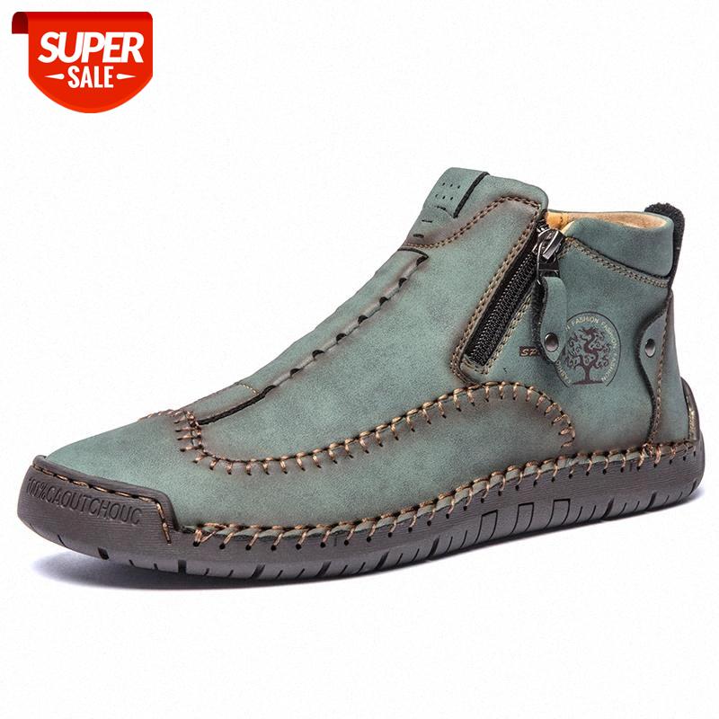 Men Leather Boots Men Durable Outsole Leather Shoes 2020 New Fashion Simple Design Autumn Boots Men's #IP7O
Men Leather Boots Men Durable Outsole Leather Shoes 2020 New Fashion Simple Design Autumn Boots Men's #IP7O