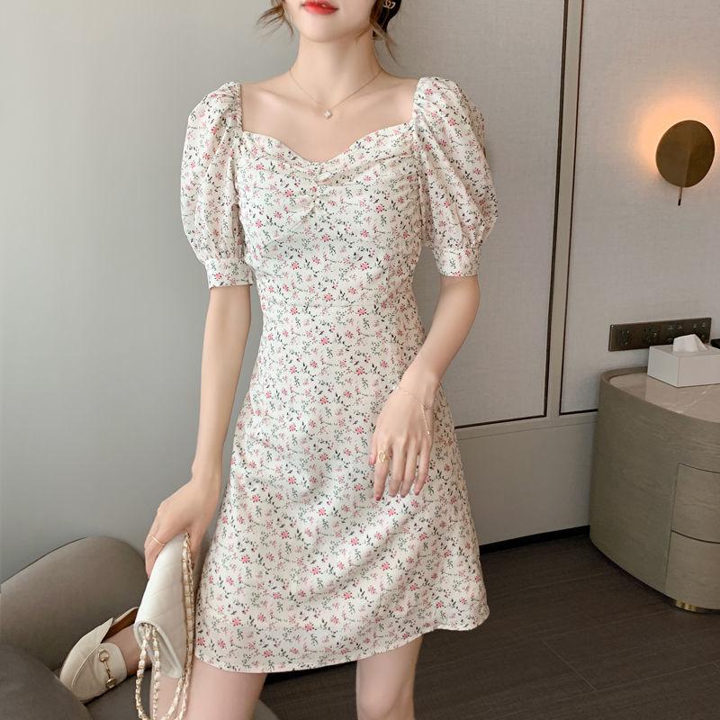 French Floral Dress Women Elegant Print Chiffon Mini Dress Office Lady Casual Puff Sleeve Fairy One-Piece Women 2020 New, As picture
French Floral Dress Women Elegant Print Chiffon Mini Dress Office Lady Casual Puff Sleeve Fairy One-Piece Women 2020 New, As picture