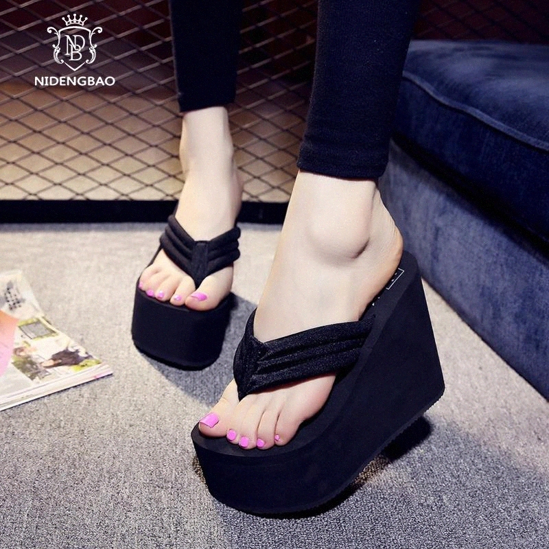 2020 Hot Sale High Heels Women Slippers Woman Wedge Shoes Summer Beach Sandals Flip Flop Women Shoes Ladies Thick Pantufas #HZ9L, Black
2020 Hot Sale High Heels Women Slippers Woman Wedge Shoes Summer Beach Sandals Flip Flop Women Shoes Ladies Thick Pantufas #HZ9L, Black