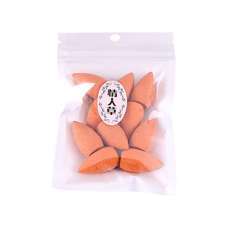 Incense 10pcs/Bag Natural Cones Waterfall Backflow Tower Accessories Sandalwood Rose Lavender Colorful Fragrance Trial Pack