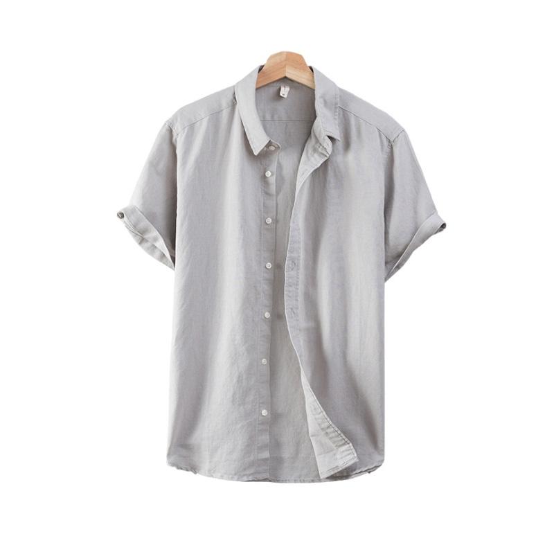 HS019 men shirt 2020 new arrival men shirt fast fashion casual short sleeve shirts classical cotton linen free shipping, Gray
HS019 men shirt 2020 new arrival men shirt fast fashion casual short sleeve shirts classical cotton linen free shipping, Gray