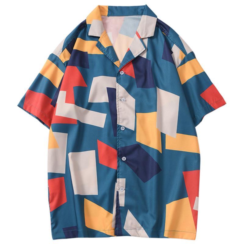 2020 Hip Hop Shirt Streetwear Mens Hawaiian Shirt Color Block Geometric Harajuku Summer Beach Hawaii Thin Short Sleeve New, A13442
2020 Hip Hop Shirt Streetwear Mens Hawaiian Shirt Color Block Geometric Harajuku Summer Beach Hawaii Thin Short Sleeve New, A13442