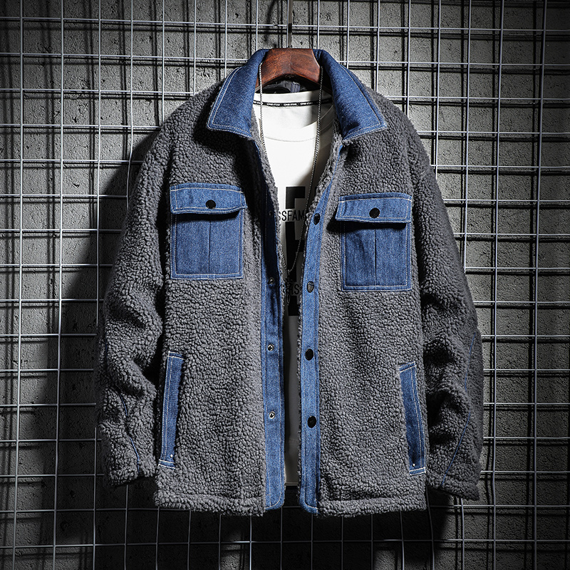 Mens Jacket Men 2020 Winter Fleece Windbreaker Denim Patchwork Coat Hip Hop Japanese Streetwear Harajuku Grey Jackets, Green jacket men
Mens Jacket Men 2020 Winter Fleece Windbreaker Denim Patchwork Coat Hip Hop Japanese Streetwear Harajuku Grey Jackets, Green jacket men