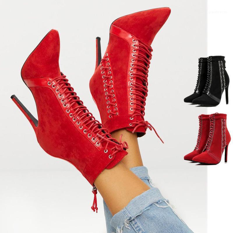 Koovan Women's Boots Fashion Women's Short Boots 2020 Winter New Pointy Strap Suede Super Heels Red Wedding Shoes1, Black
Koovan Women's Boots Fashion Women's Short Boots 2020 Winter New Pointy Strap Suede Super Heels Red Wedding Shoes1, Black