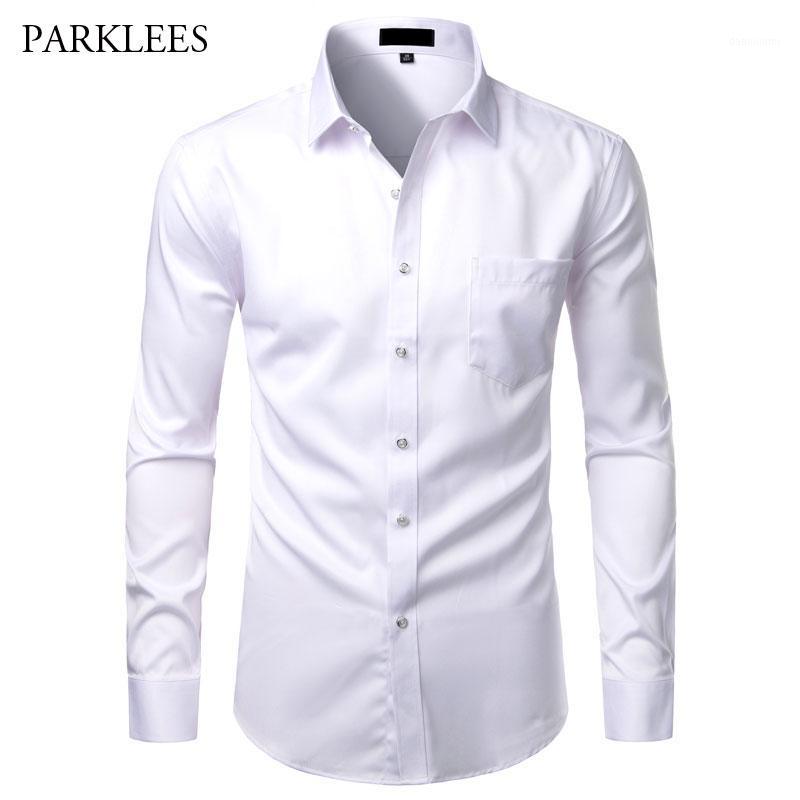 White Mens Bamboo Fiber Shirts Casual Slim Fit Button Up Dress Shirts Men Solid Soical Shirt With Pocket Formal Business Camisas1, Pink
White Mens Bamboo Fiber Shirts Casual Slim Fit Button Up Dress Shirts Men Solid Soical Shirt With Pocket Formal Business Camisas1, Pink
