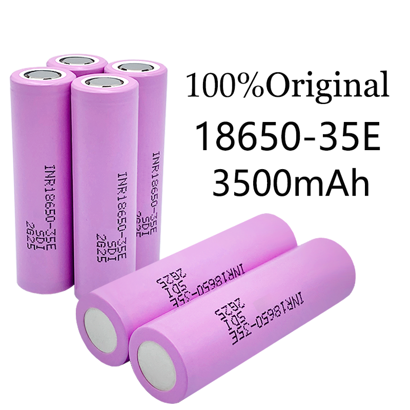 35E original power 18650 lithium battery 3500mAh 3.7v 25A high power INR18650 for electrical tools
35E original power 18650 lithium battery 3500mAh 3.7v 25A high power INR18650 for electrical tools