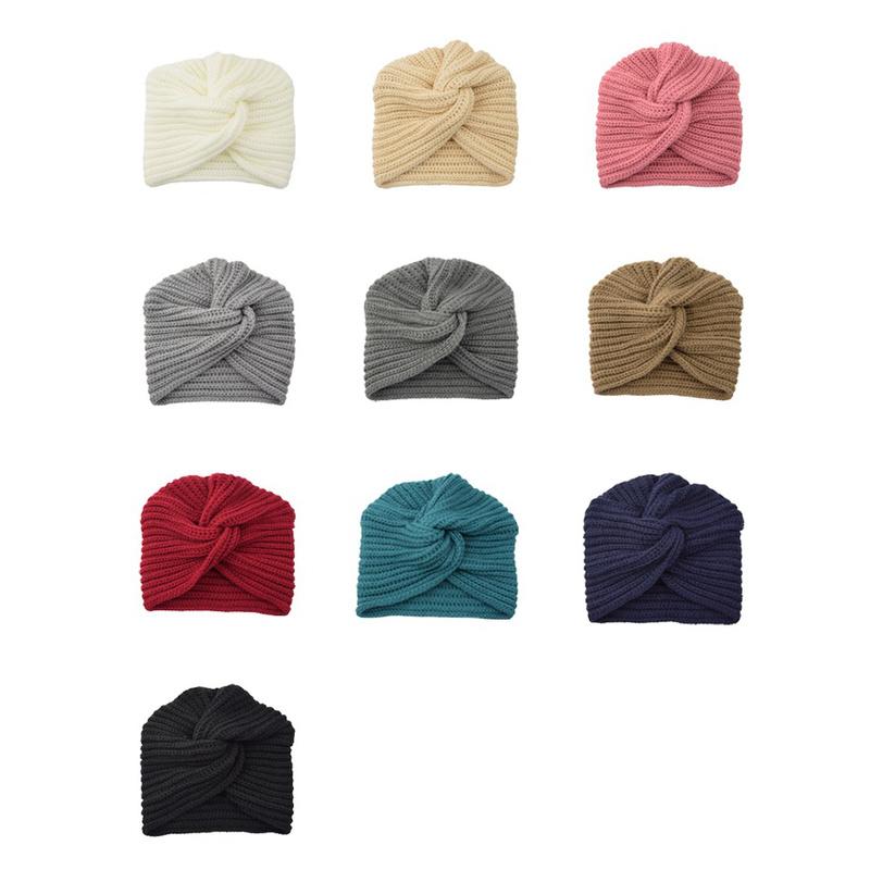 NEW Fashion Autumn Winter Warm Knitting Turban Cap Knot Bandanas Skullies Beanies Solid Cross Women Hair Scarfs
NEW Fashion Autumn Winter Warm Knitting Turban Cap Knot Bandanas Skullies Beanies Solid Cross Women Hair Scarfs