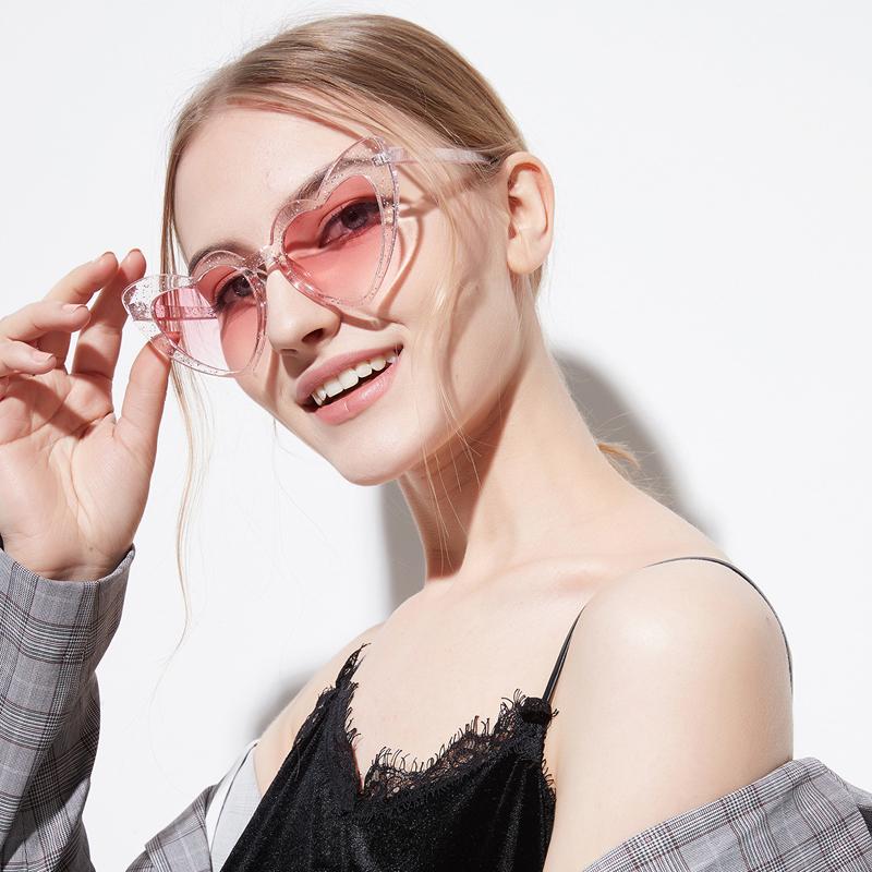 GIRL Love Heart Sunglasses Women 2020 Brand Designer Cute Female Cat Eye Sun Glasses Shiny Glittery Frames Oculos Eyewear UV400
GIRL Love Heart Sunglasses Women 2020 Brand Designer Cute Female Cat Eye Sun Glasses Shiny Glittery Frames Oculos Eyewear UV400