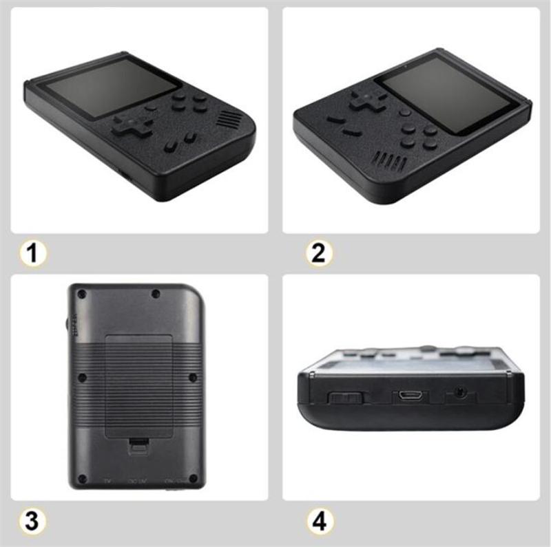 Mini Handheld Games Console Nostalgic host Retro Portable AV Video Pocket Console Can Store 400 Game in 1 8 Bit 2.6 Inch Colorful LCD Cradle Design Wi