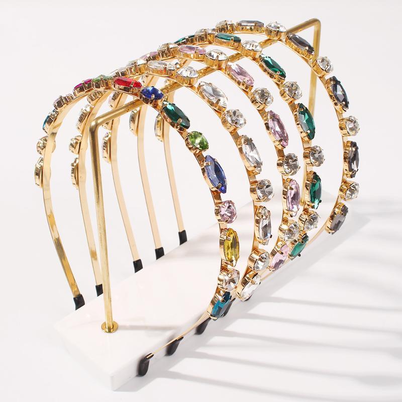 Hair Clips & Barrettes Gold Color Alloy Hairband Female Baroque Glass Crystal Simple Headband Luxury Rhinestones Accessories Jewelry Gift, Golden;silver
Hair Clips & Barrettes Gold Color Alloy Hairband Female Baroque Glass Crystal Simple Headband Luxury Rhinestones Accessories Jewelry Gift, Golden;silver