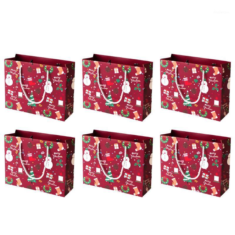 6Pcs Merry Christmas Gift Bag Paper Gift Wrapping Bag Xmas Candy Storage Sugar Portable Package Paper Tote for Party Hom1
6Pcs Merry Christmas Gift Bag Paper Gift Wrapping Bag Xmas Candy Storage Sugar Portable Package Paper Tote for Party Hom1