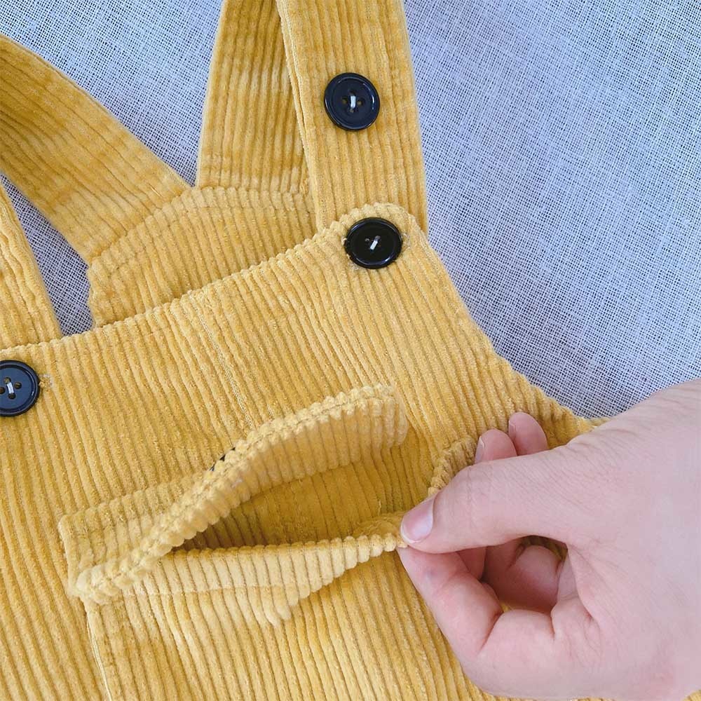 Halilo Baby Boy Overalls Solid Color Autumn Winter Corduroy Girls Jumpsuit Casual Loose Infant Kids Jumpsuit Pants 201128