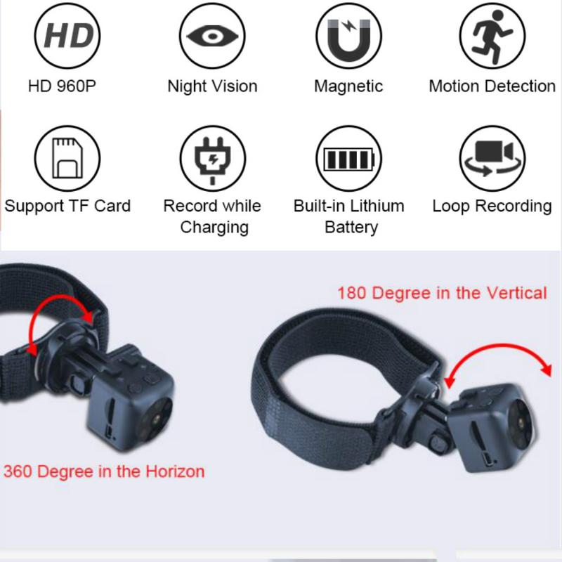New Mini Camera 720P Full HD Video DV DVR Micro Cam Motion Detection With Infrared Night Vision Camcorder support TF card
New Mini Camera 720P Full HD Video DV DVR Micro Cam Motion Detection With Infrared Night Vision Camcorder support TF card