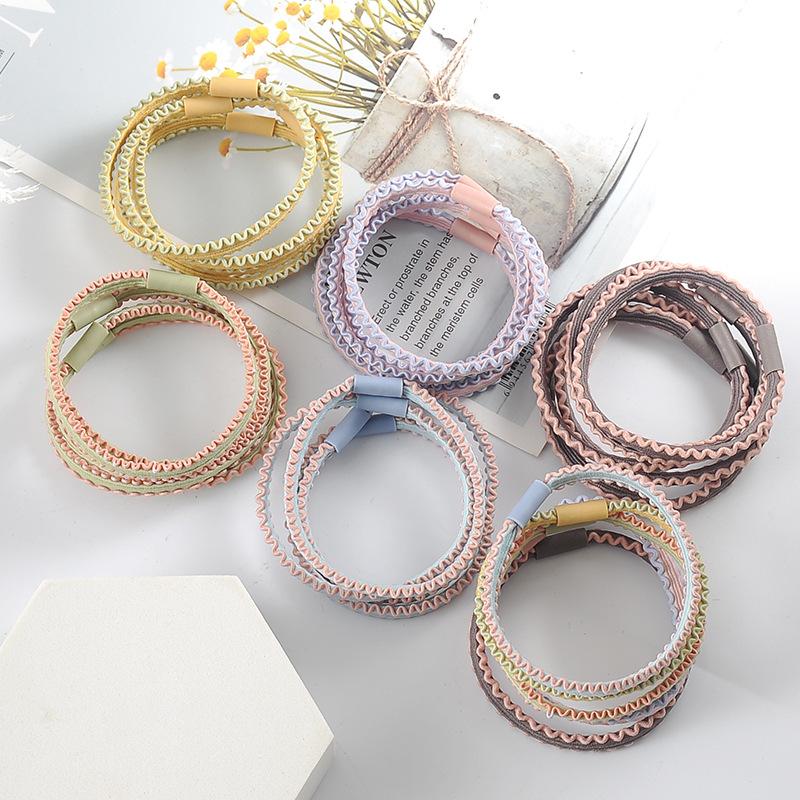 Hair Ropes 5-piece Set Colorful Wave High Elastic Hair Rope for Women Basic Rubber Band Trend 2020 Fashion Accessories Set
Hair Ropes 5-piece Set Colorful Wave High Elastic Hair Rope for Women Basic Rubber Band Trend 2020 Fashion Accessories Set
