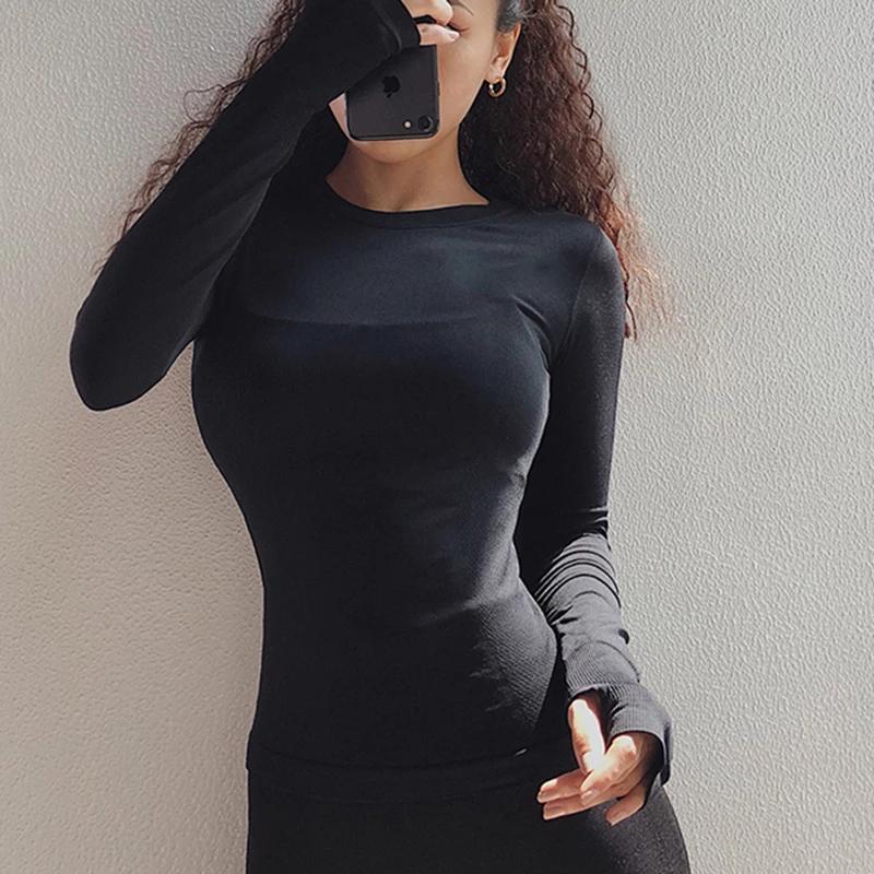 Sexy Women Solid Printing Sport Shirts Solid Color High Elastic Gym Yoga Top Running Breathable Long sleeve T-Shirts, Grey
Sexy Women Solid Printing Sport Shirts Solid Color High Elastic Gym Yoga Top Running Breathable Long sleeve T-Shirts, Grey