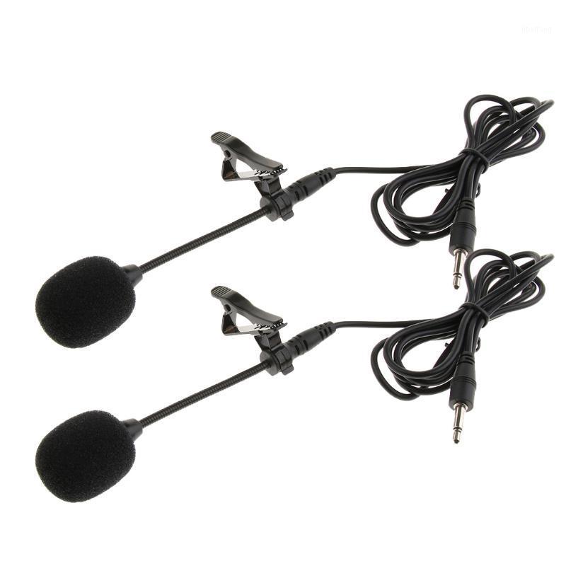 2 Pieces 3.5mm Plug Clip On Lapel Condenser Microphone With mic foam cover reducing unwanted wind noise1
2 Pieces 3.5mm Plug Clip On Lapel Condenser Microphone With mic foam cover reducing unwanted wind noise1