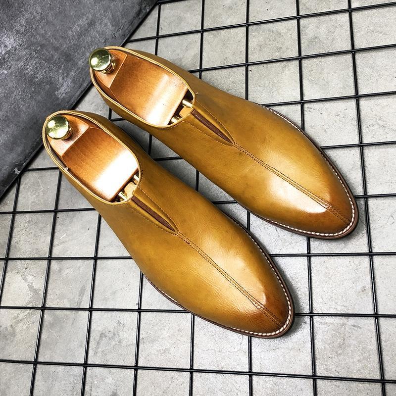 Korean Style Leisure Leather Shoes Hombre Slip on Lazy Loafers Men Fashion Oxfords1, As show 2
Korean Style Leisure Leather Shoes Hombre Slip on Lazy Loafers Men Fashion Oxfords1, As show 2