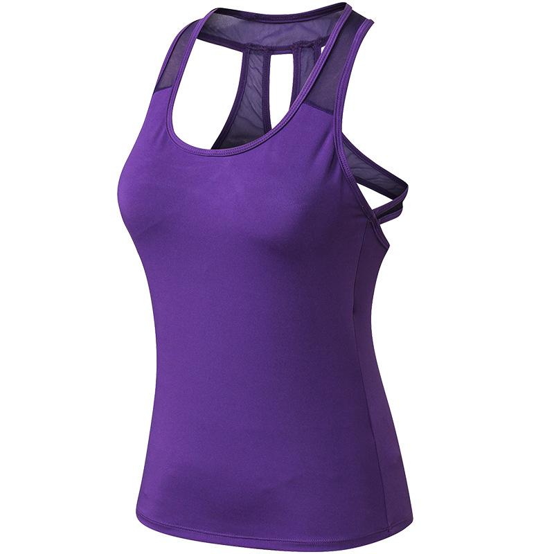 Flexible Sport Fitness Crop Tops Women Soft Sexy hollow Running Yoga Vest Plain Jogger Workout Tanks Tops