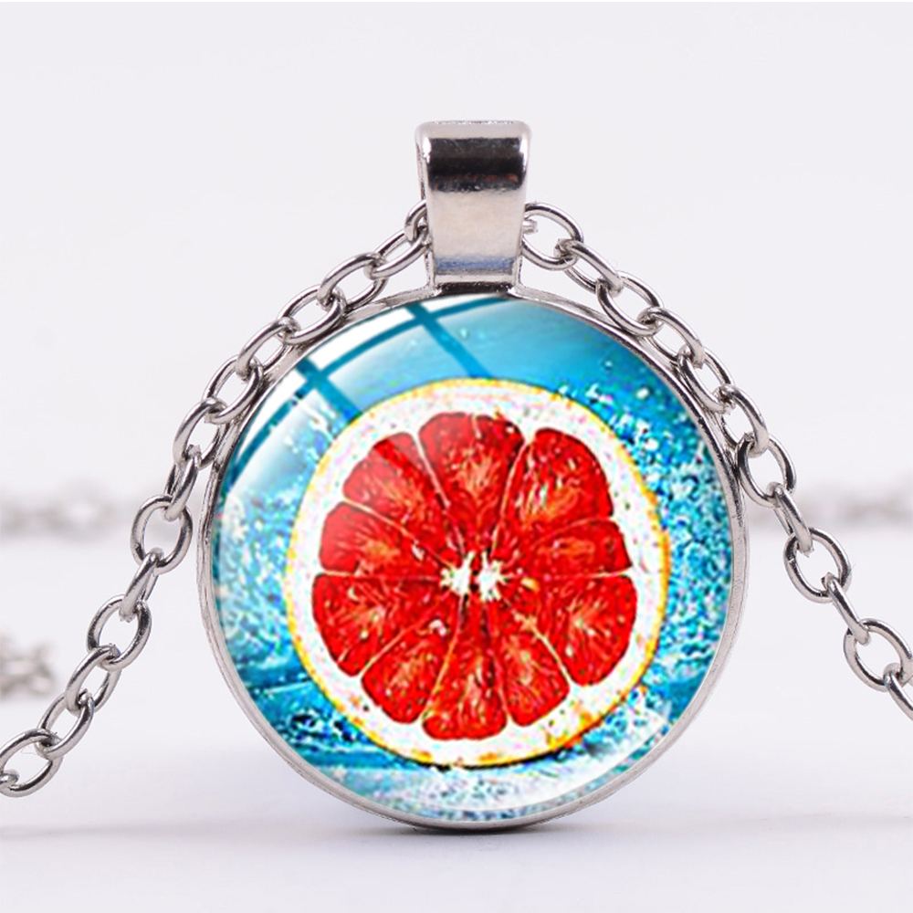 Trendy Green Kiwifruit Fruit Necklace Handmade Lemon Slice Watermelon Funny Fruits Pendant Silver Color Chainfor Unisex
Trendy Green Kiwifruit Fruit Necklace Handmade Lemon Slice Watermelon Funny Fruits Pendant Silver Color Chainfor Unisex