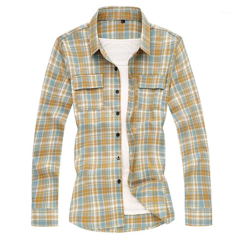 2020 new casual Slim long-sleeved plaid long-sleeved shirt long-term cargo large Men's autumn plaid shirt1, Army green
2020 new casual Slim long-sleeved plaid long-sleeved shirt long-term cargo large Men's autumn plaid shirt1, Army green