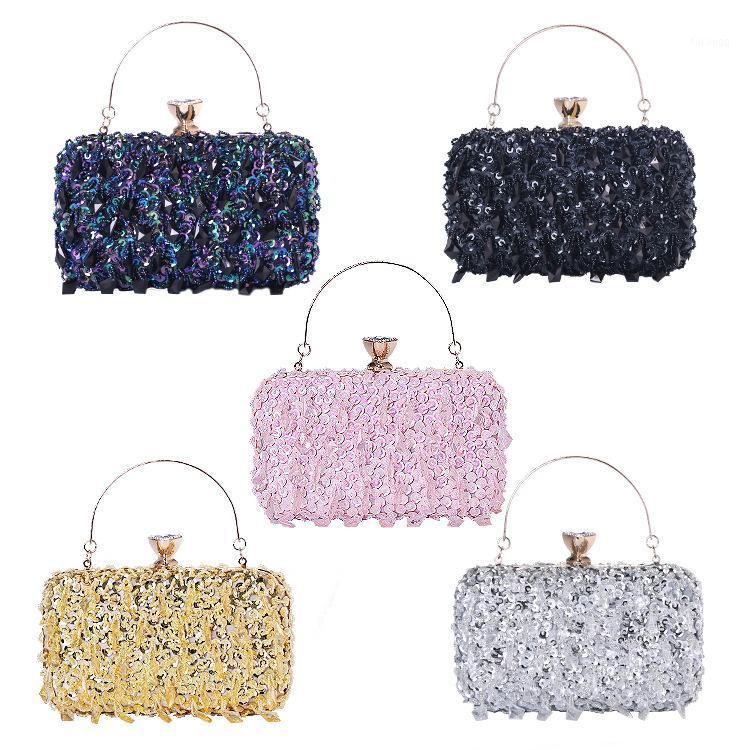 Handmade Double- Faced Beading Sequined Evening Bag Women Chains Messenger Bag PHone Purse Wedding Bride Handbag Clutches 20201, Black
Handmade Double- Faced Beading Sequined Evening Bag Women Chains Messenger Bag PHone Purse Wedding Bride Handbag Clutches 20201, Black