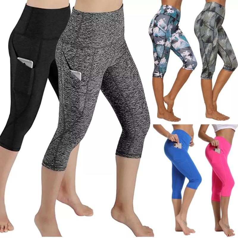 High Waist Workout Calf-length Yoga Running Leggings Push Up Leggins Sport Women Fitness Yoga Pants With Pockets Gym Girl Tights, Light gray
High Waist Workout Calf-length Yoga Running Leggings Push Up Leggins Sport Women Fitness Yoga Pants With Pockets Gym Girl Tights, Light gray