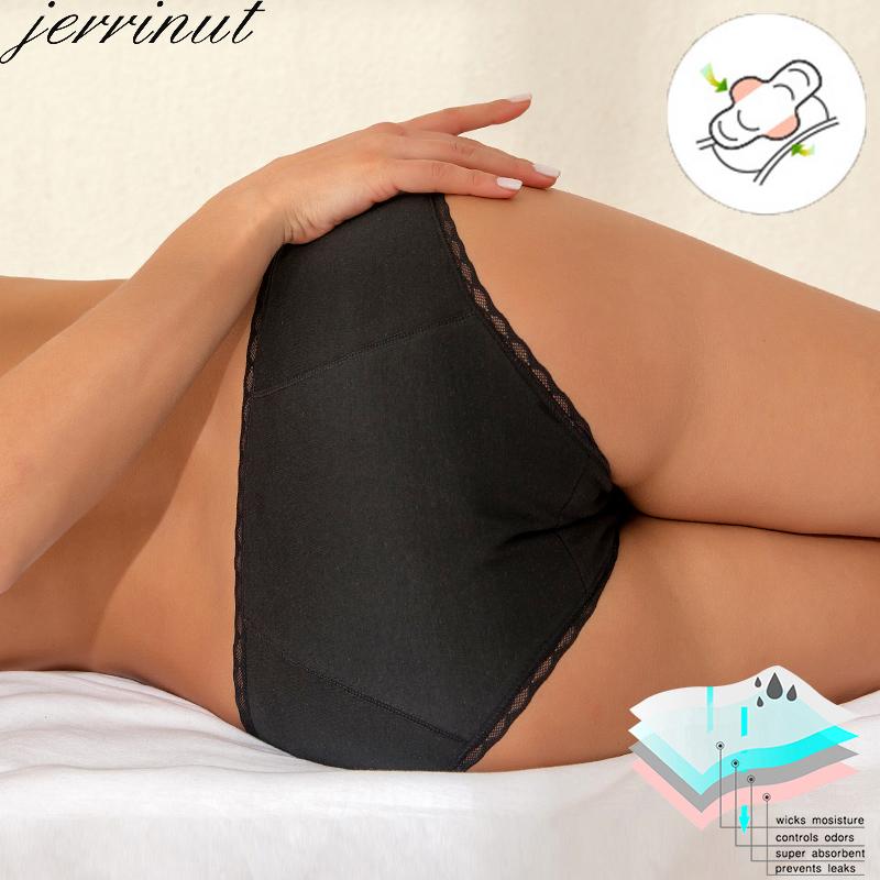 Women Physiological Panties 4-Layers Leakproof Menstrual Underwear Female Lingerie Lace Underpants Physiological Period Cotton, Black
Women Physiological Panties 4-Layers Leakproof Menstrual Underwear Female Lingerie Lace Underpants Physiological Period Cotton, Black