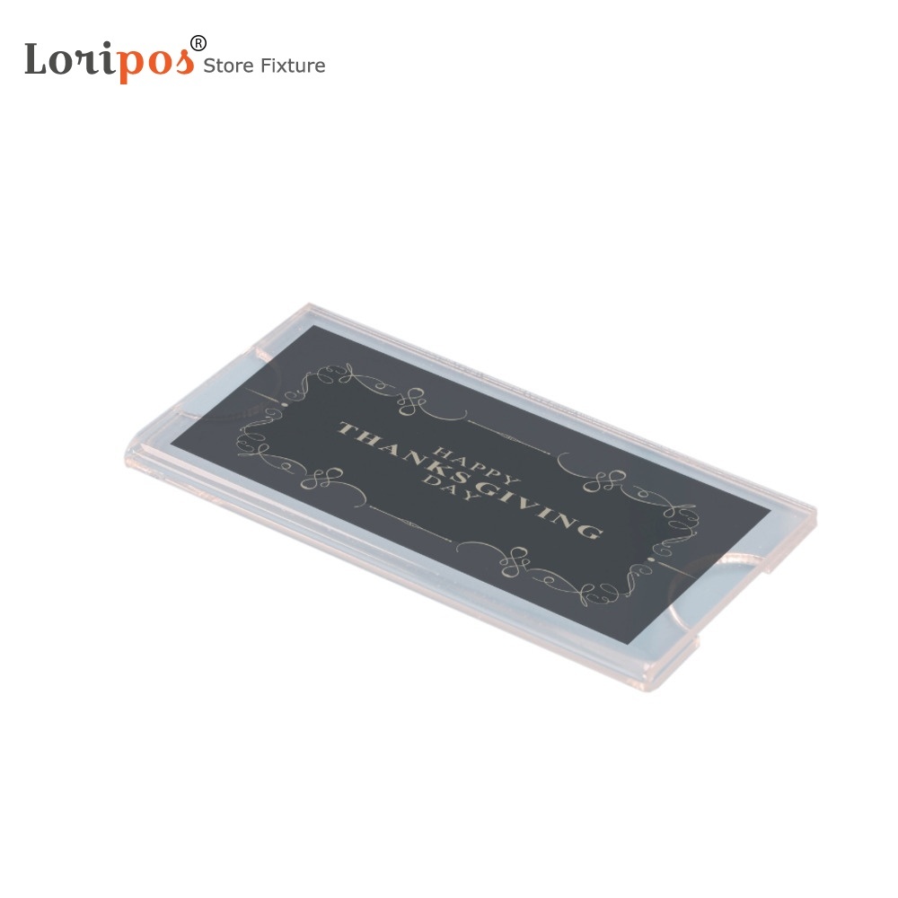 Sticky Acrylic Card Holders For Trading Name Tag Hard Sleeves Case Sports Baseball Cards Toploaders Frame