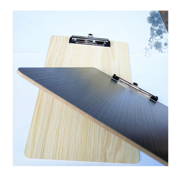 A5 Clipboard Writing Pad File Wooden File Clip Board Portable Menu Clipboard With Plate Clip Office Bill Menu Writing Board