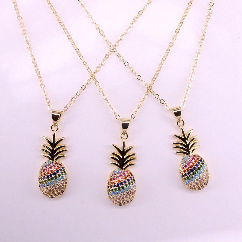 6PCS, Pineapple Pendant Charm Micro Paved CZ Stone Jewelry Golden Rainbow Crystal Necklace
6PCS, Pineapple Pendant Charm Micro Paved CZ Stone Jewelry Golden Rainbow Crystal Necklace