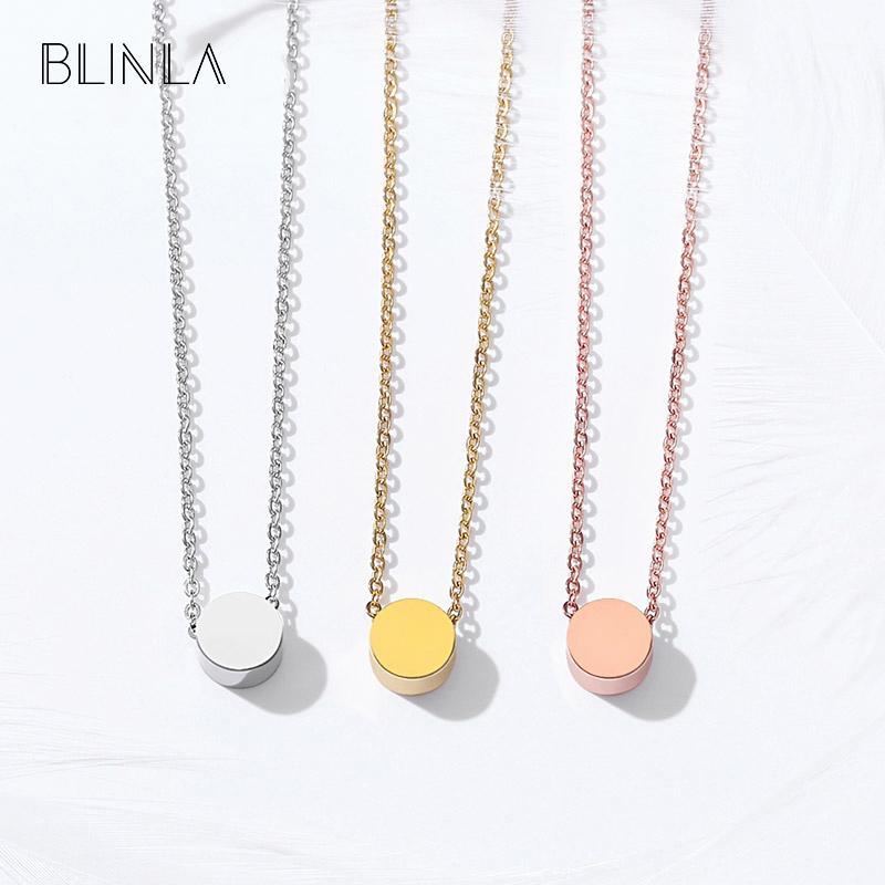 BLINLA Fashion Simple Round Rose Gold Silver Color Necklace for Women Elegant Wedding Clavicle Chokers Pendant Necklace Jewelry1
BLINLA Fashion Simple Round Rose Gold Silver Color Necklace for Women Elegant Wedding Clavicle Chokers Pendant Necklace Jewelry1