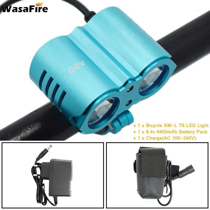 WasaFire 7000lm Bicycle Front Light 2*T6 LED Bike Headlight Waterproof Cycling Headlamp with 18650 Battery Pack 6400mAh/9600mAH1
WasaFire 7000lm Bicycle Front Light 2*T6 LED Bike Headlight Waterproof Cycling Headlamp with 18650 Battery Pack 6400mAh/9600mAH1
