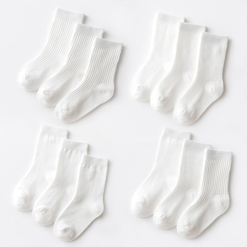 3 Pairs Lot Kids Cotton White Socks Spring Autumn Winter Children Toddle Girl Boy Short Sport Knit School Socks Baby Accessories1, Flat
3 Pairs Lot Kids Cotton White Socks Spring Autumn Winter Children Toddle Girl Boy Short Sport Knit School Socks Baby Accessories1, Flat