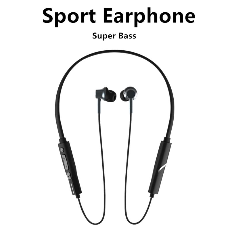 bluetooth subwoofer earphone sport earbuds hifi ecouteur wireless deporte headphone neckband earphones with mic handsfree buds, Black
bluetooth subwoofer earphone sport earbuds hifi ecouteur wireless deporte headphone neckband earphones with mic handsfree buds, Black
