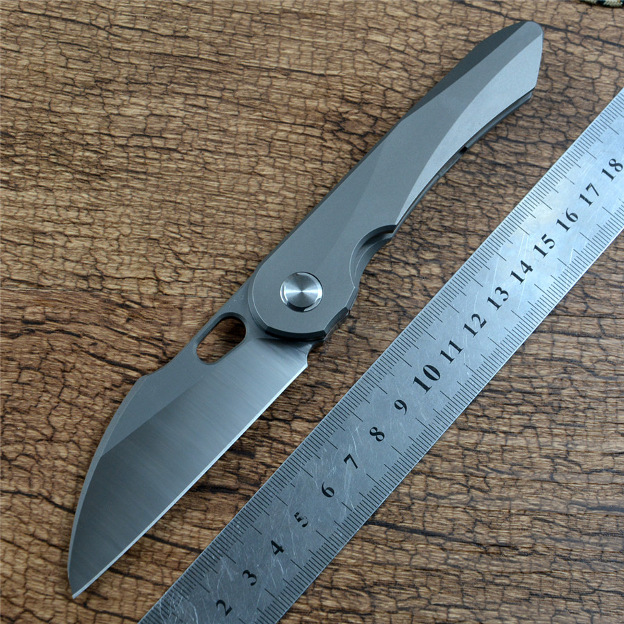 TWOSUN Brand One Solid Piece Titanium Handle M390 Pocket Folding Knife Fast Open Survival Outdoor Gift Knives TS140
TWOSUN Brand One Solid Piece Titanium Handle M390 Pocket Folding Knife Fast Open Survival Outdoor Gift Knives TS140