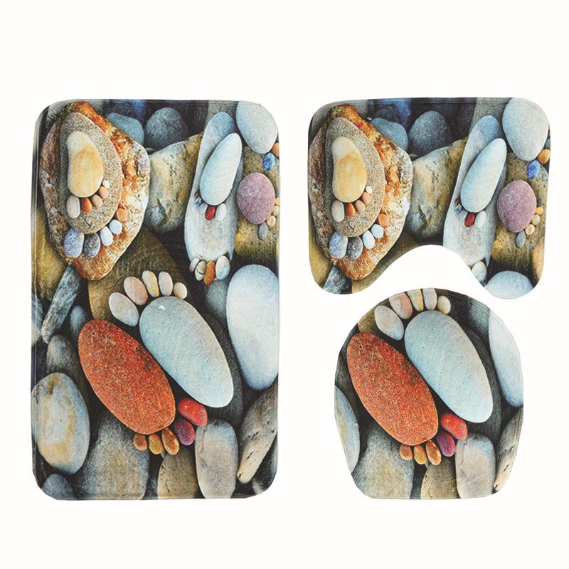 Living Room Door Floor Mat Toilet Non-slip 3pcs Footprint Bath Mat Set Water Absorption Bathroom Carpet Rug Bathroom Home
Living Room Door Floor Mat Toilet Non-slip 3pcs Footprint Bath Mat Set Water Absorption Bathroom Carpet Rug Bathroom Home