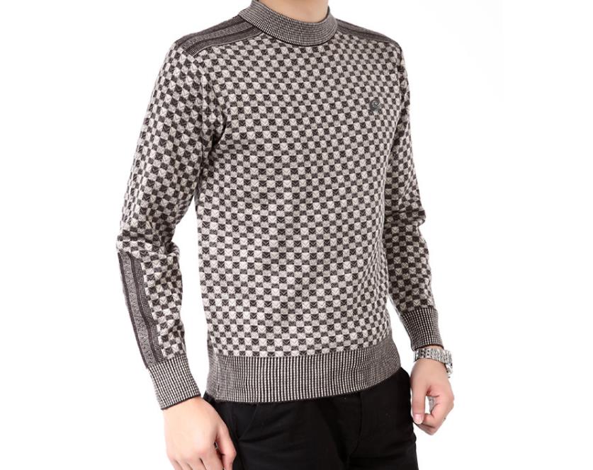 Wholesale-New Fashion Winter Warm o-neck long sleeve Casual Pullovers Knitted sweater man outdoors oversized male sweaters