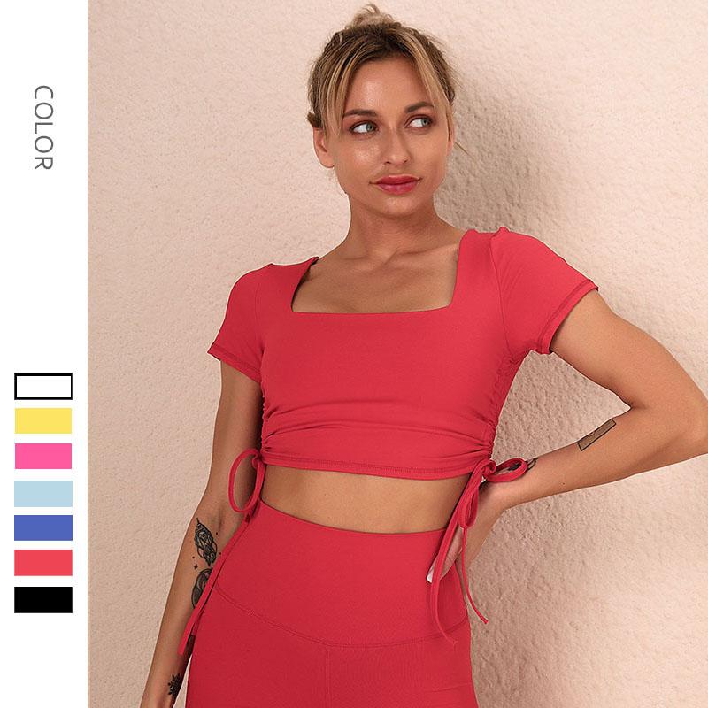 Sexy Female Butterfly Ribbon Solid Yoga Under Wear Women T-shirt Sports Running Fitness Crop Top Shirts For Gym Jogging Biclye, Black
Sexy Female Butterfly Ribbon Solid Yoga Under Wear Women T-shirt Sports Running Fitness Crop Top Shirts For Gym Jogging Biclye, Black